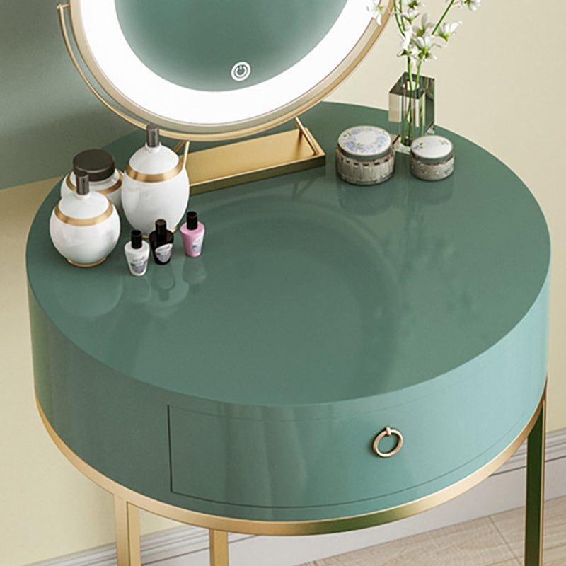 Glam Make-up Vanity 31.49" Wide Vanity Tables with 1 Storage Drawer Clearhalo 'Bedroom Furniture' 'furn' 'furn_makeup_vanities' 'Furniture' 'Makeup Vanities' 'makeup_vanities' 6435802