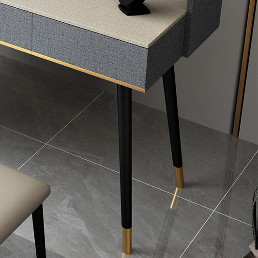 15.74" Wide Make-up Vanity with Drawer Modern Style Wooden Makeup Table