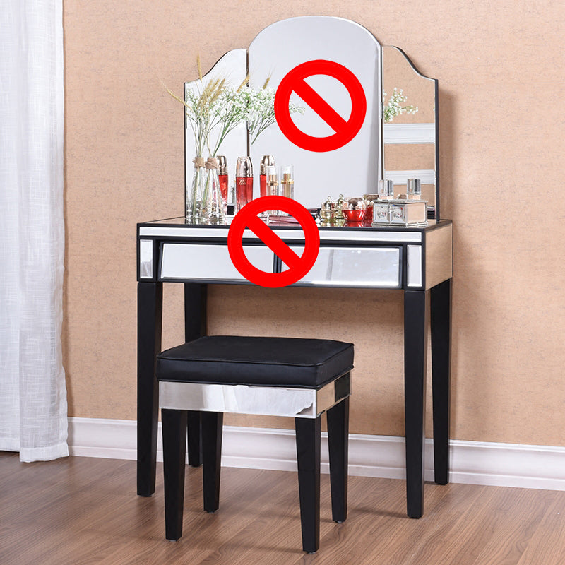 Tavolo da toeletta vanity contemporanei tavolo in legno massiccio scrivania