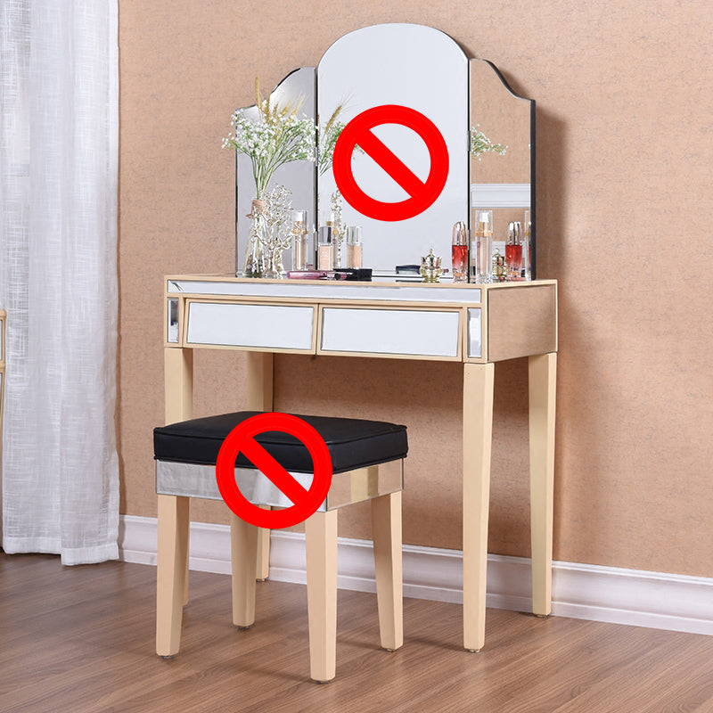 Tavolo da toeletta vanity contemporanei tavolo in legno massiccio scrivania