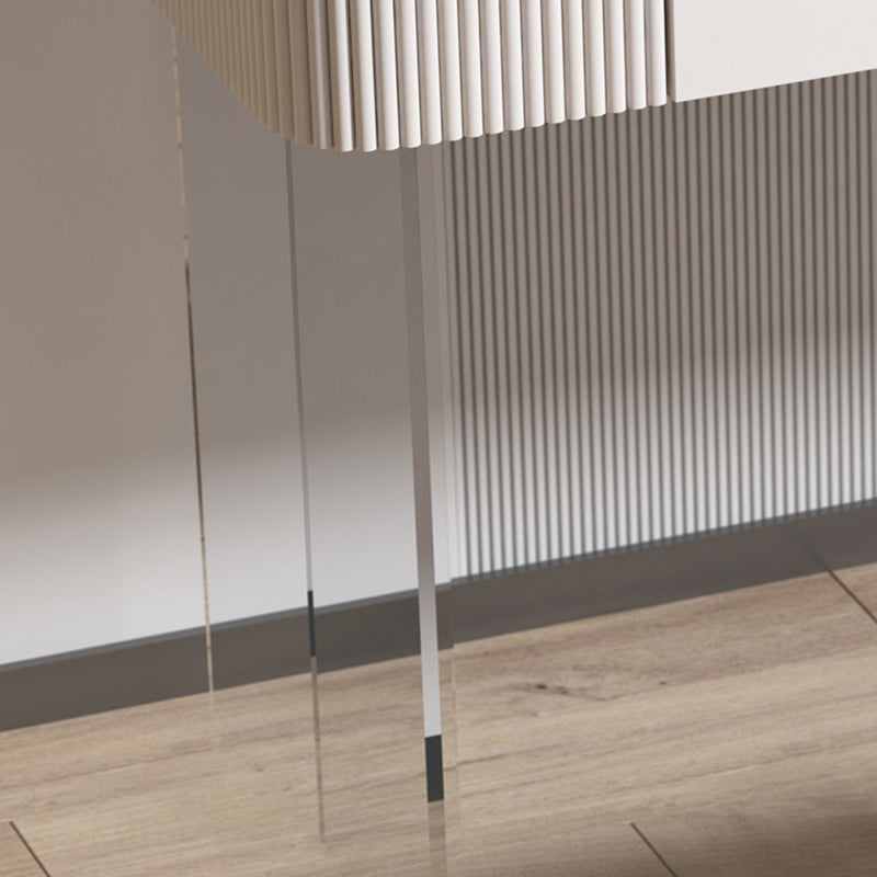 Set da toeletta da toeletta per trucco in legno contemporaneo