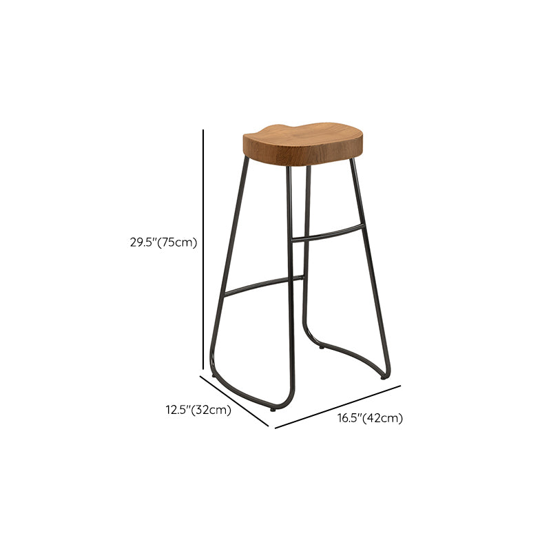 Modern Bar Table Set 1/2/4 Pcs Pine Solid Wood Bar Table and Backless Stools Clearhalo 'Bar Furniture' 'furn' 'furn_home_bar_bar_sets' 'Furniture' 'Home Bars & Bar Sets' 'home_bar_bar_sets' 'Kitchen & Dining Furniture' 6436188