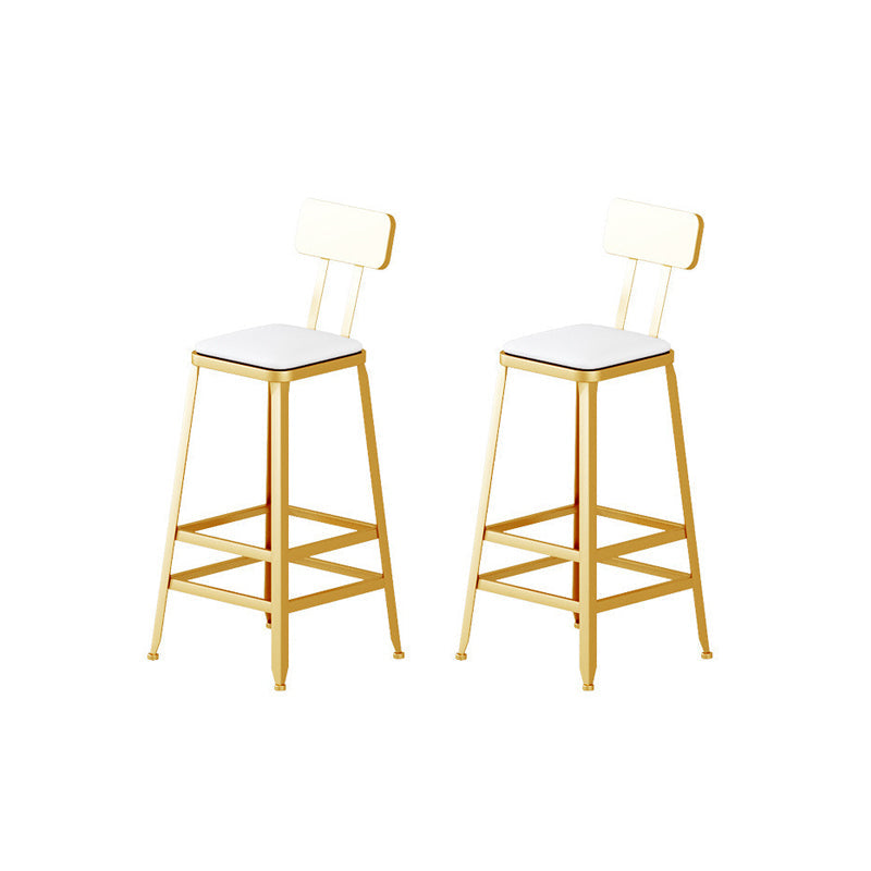 Juego de mesa de bar Glam de 1/2/3 piezas, mesa de bar rectangular con taburetes altos de metal