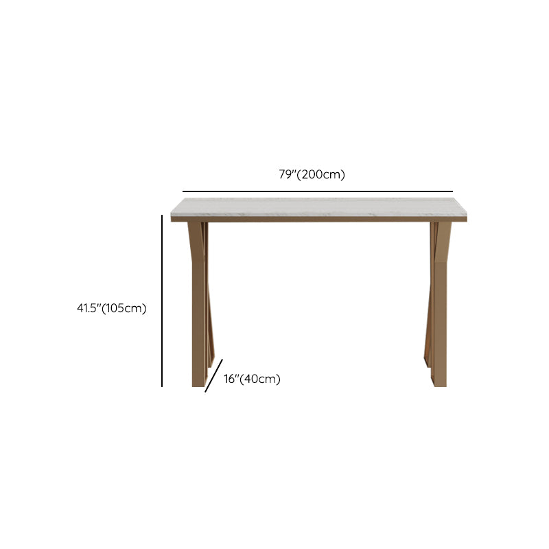 Juego de mesa de bar Glam Style de 1/2/5 piezas, mesa de bar rectangular con taburetes altos de metal