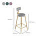 Glam 1/2/3 Pieces Bar Table Set Rectangle Bar Table with Metal High Stools Clearhalo 'Bar Furniture' 'furn' 'furn_home_bar_bar_sets' 'Furniture' 'Home Bars & Bar Sets' 'home_bar_bar_sets' 'Kitchen & Dining Furniture' 6436237