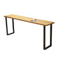 Modern 1/4/5 Pieces Bar Table Set Rectangle Wood Counter Table with High Stools for Cafe Clearhalo 'Bar Furniture' 'furn' 'furn_home_bar_bar_sets' 'Furniture' 'Home Bars & Bar Sets' 'home_bar_bar_sets' 'Kitchen & Dining Furniture' 6436271