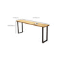 Modern 1/4/5 Pieces Bar Table Set Rectangle Wood Counter Table with High Stools for Cafe Clearhalo 'Bar Furniture' 'furn' 'furn_home_bar_bar_sets' 'Furniture' 'Home Bars & Bar Sets' 'home_bar_bar_sets' 'Kitchen & Dining Furniture' 6436277