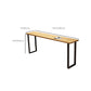 Modern 1/4/5 Pieces Bar Table Set Rectangle Wood Counter Table with High Stools for Cafe Clearhalo 'Bar Furniture' 'furn' 'furn_home_bar_bar_sets' 'Furniture' 'Home Bars & Bar Sets' 'home_bar_bar_sets' 'Kitchen & Dining Furniture' 6436281