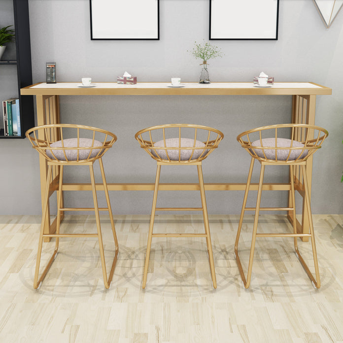 1/2/4 Pieces Bar Stool and Table Set Rectangular Pub Dining Set Clearhalo 'Bar Furniture' 'furn' 'furn_home_bar_bar_sets' 'Furniture' 'Home Bars & Bar Sets' 'home_bar_bar_sets' 'Kitchen & Dining Furniture' 6436287