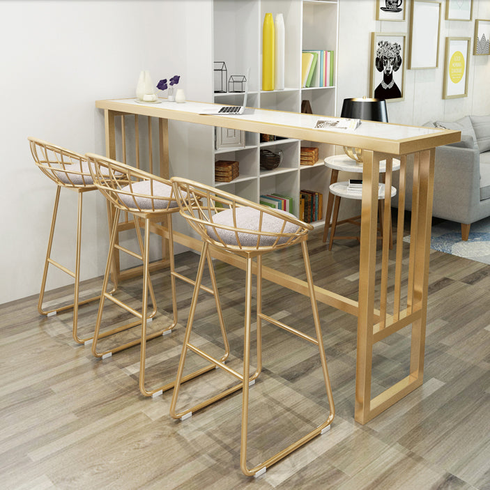 1/2/4 Pieces Bar Stool and Table Set Rectangular Pub Dining Set Clearhalo 'Bar Furniture' 'furn' 'furn_home_bar_bar_sets' 'Furniture' 'Home Bars & Bar Sets' 'home_bar_bar_sets' 'Kitchen & Dining Furniture' 6436288