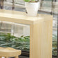 Juego de mesa de bar contemporánea de 1/2/5/9 piezas, mesa de bar rectangular de madera con taburetes altos
