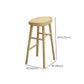 Juego de mesa de bar contemporánea de 1/2/5/9 piezas, mesa de bar rectangular de madera con taburetes altos