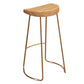 Rectangle Wood Bar Table with High Metal Stools Glam Style 1/2/4 Pieces Bar Table Set Clearhalo 'Bar Furniture' 'furn' 'furn_home_bar_bar_sets' 'Furniture' 'Home Bars & Bar Sets' 'home_bar_bar_sets' 'Kitchen & Dining Furniture' 6436365