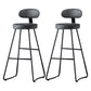 Modern Stone Bar Table Set 1/2/3 Pieces Rectangle Pub Dining Set Grey 30"H Stools (Set of 2) Clearhalo 'Bar Furniture' 'furn' 'furn_home_bar_bar_sets' 'Furniture' 'Home Bars & Bar Sets' 'home_bar_bar_sets' 'Kitchen & Dining Furniture' 6436392