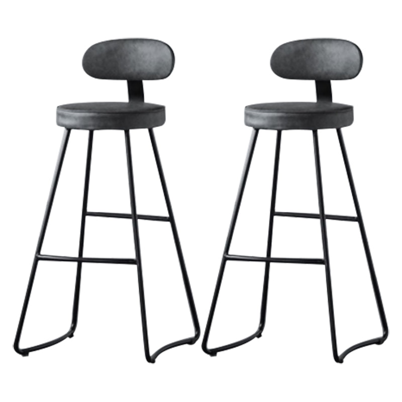 Modern Stone Bar Table Set 1/2/3 Pieces Rectangle Pub Dining Set Grey 30"H Stools (Set of 2) Clearhalo 'Bar Furniture' 'furn' 'furn_home_bar_bar_sets' 'Furniture' 'Home Bars & Bar Sets' 'home_bar_bar_sets' 'Kitchen & Dining Furniture' 6436392