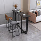 Modern Stone Bar Table Set 1/2/3 Pieces Rectangle Pub Dining Set Clearhalo 'Bar Furniture' 'furn' 'furn_home_bar_bar_sets' 'Furniture' 'Home Bars & Bar Sets' 'home_bar_bar_sets' 'Kitchen & Dining Furniture' 6436393