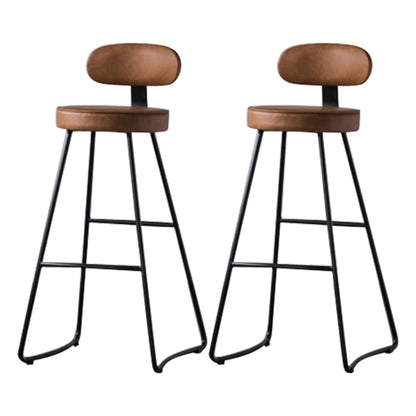 Modern Stone Bar Table Set 1/2/3 Pieces Rectangle Pub Dining Set Brown 30"H Stools (Set of 2) Clearhalo 'Bar Furniture' 'furn' 'furn_home_bar_bar_sets' 'Furniture' 'Home Bars & Bar Sets' 'home_bar_bar_sets' 'Kitchen & Dining Furniture' 6436396