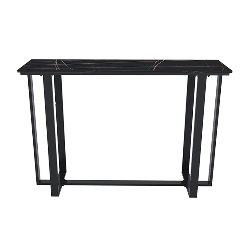 Modern Stone Bar Table Set 1/2/3 Pieces Rectangle Pub Dining Set Clearhalo 'Bar Furniture' 'furn' 'furn_home_bar_bar_sets' 'Furniture' 'Home Bars & Bar Sets' 'home_bar_bar_sets' 'Kitchen & Dining Furniture' 6436398