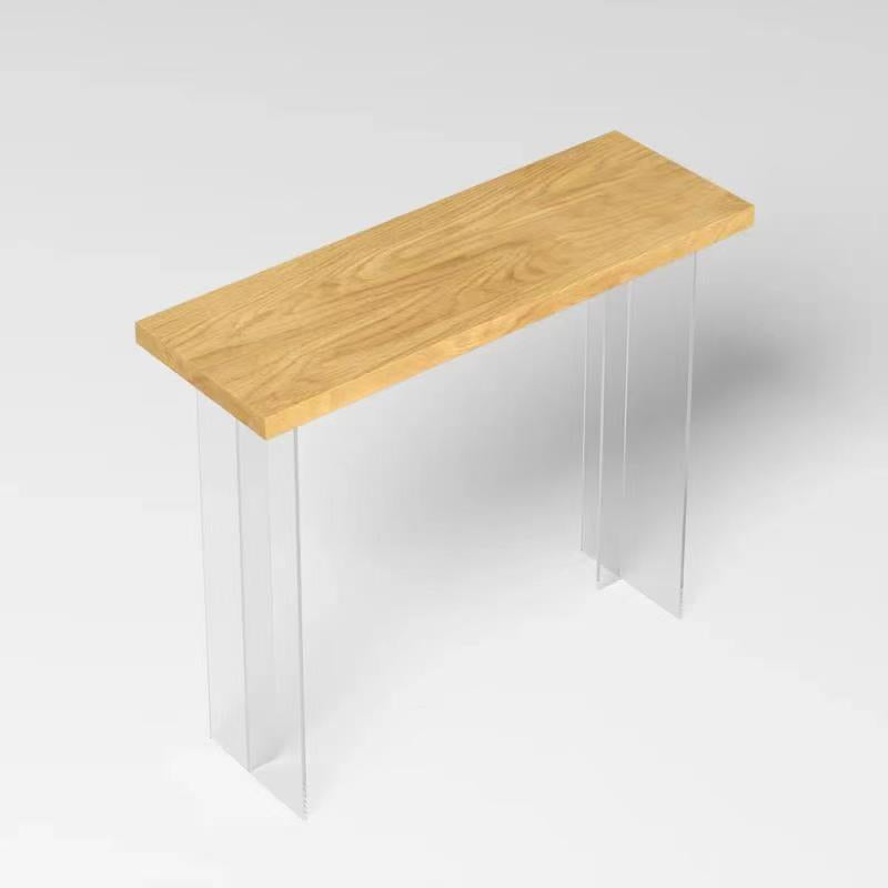 Modernes Bartisch-Set, 1/2/3-teilig, rechteckiges Pub-Ess-Set aus massivem Holz