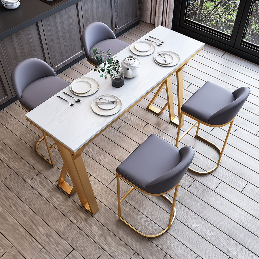 1/3/5/7 Pieces Bar Stool and Table Contemporary Bar Table Set Clearhalo 'Bar Furniture' 'furn' 'furn_home_bar_bar_sets' 'Furniture' 'Home Bars & Bar Sets' 'home_bar_bar_sets' 'Kitchen & Dining Furniture' 6436446