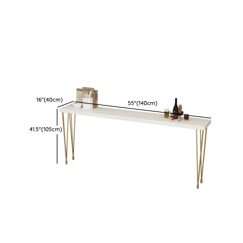 Glam Style Rectangle Bar Table Set 1/2/3/5/9 Pieces Solid Wood Counter Table Clearhalo 'Bar Furniture' 'furn' 'furn_home_bar_bar_sets' 'Furniture' 'Home Bars & Bar Sets' 'home_bar_bar_sets' 'Kitchen & Dining Furniture' 6436484