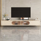 Stone Media Console Enclosed Storage TV Stand Console for Living Room 94.5"L x 16"W x 16.5"H Clearhalo 'furn' 'furn_tv_stands_entertainment_centers' 'Furniture' 'Living Room Furniture' 'TV Stands & Entertainment Centers' 'TV Stands & Media Storage Furniture' 'tv_stands_entertainment_centers' 6439322
