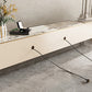 Stone Media Console Enclosed Storage TV Stand Console for Living Room Clearhalo 'furn' 'furn_tv_stands_entertainment_centers' 'Furniture' 'Living Room Furniture' 'TV Stands & Entertainment Centers' 'TV Stands & Media Storage Furniture' 'tv_stands_entertainment_centers' 6439325