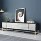 Enclosed Storage TV Media Stand Glam TV Stand Console for Living Room 87"L x 16"W x 19"H Clearhalo 'furn' 'furn_tv_stands_entertainment_centers' 'Furniture' 'Living Room Furniture' 'TV Stands & Entertainment Centers' 'TV Stands & Media Storage Furniture' 'tv_stands_entertainment_centers' 6439348