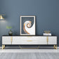 Enclosed Storage TV Media Stand Glam TV Stand Console for Living Room 79"L x 16"W x 19"H Clearhalo 'furn' 'furn_tv_stands_entertainment_centers' 'Furniture' 'Living Room Furniture' 'TV Stands & Entertainment Centers' 'TV Stands & Media Storage Furniture' 'tv_stands_entertainment_centers' 6439349