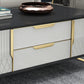 Enclosed Storage TV Media Stand Glam TV Stand Console for Living Room Clearhalo 'furn' 'furn_tv_stands_entertainment_centers' 'Furniture' 'Living Room Furniture' 'TV Stands & Entertainment Centers' 'TV Stands & Media Storage Furniture' 'tv_stands_entertainment_centers' 6439351