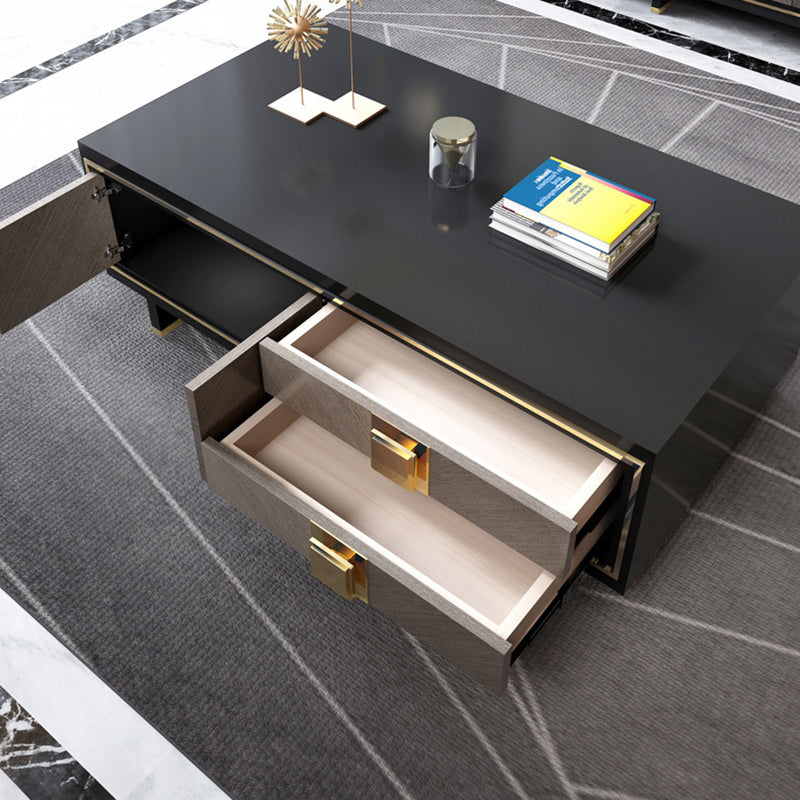 Glam Glass Stand Console Enclosed Storage Media Console with Doors Clearhalo 'furn' 'furn_tv_stands_entertainment_centers' 'Furniture' 'Living Room Furniture' 'TV Stands & Entertainment Centers' 'TV Stands & Media Storage Furniture' 'tv_stands_entertainment_centers' 6439407