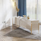 Glam Stone Stand Console Drawers Included Media Console with Legs Clearhalo 'furn' 'furn_tv_stands_entertainment_centers' 'Furniture' 'Living Room Furniture' 'TV Stands & Entertainment Centers' 'TV Stands & Media Storage Furniture' 'tv_stands_entertainment_centers' 6439467