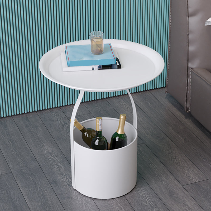 Comodino in metallo comodino glam accento comodino per camera da letto