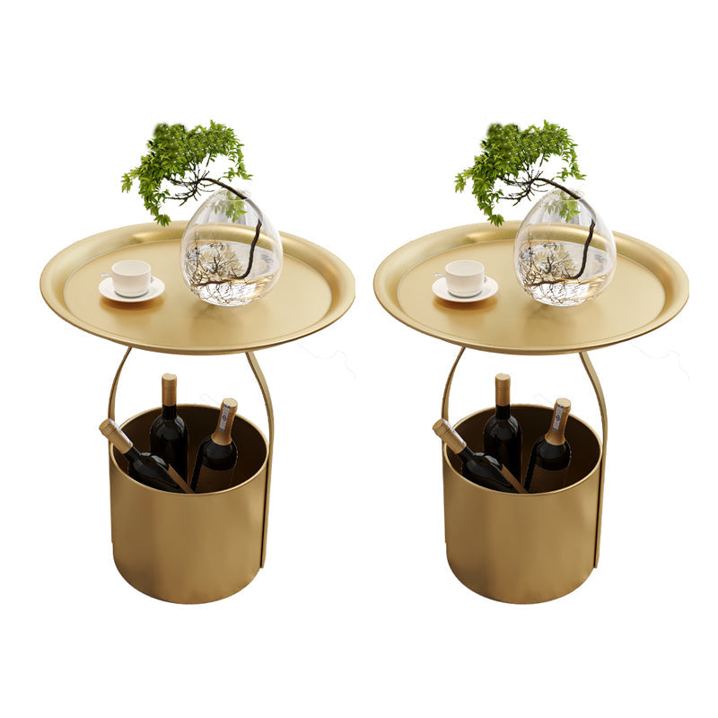 Comodino in metallo comodino glam accento comodino per camera da letto