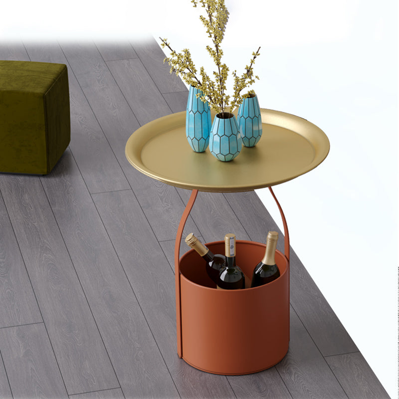 Comodino in metallo comodino glam accento comodino per camera da letto