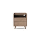 2 Drawers Night Table 1 Shelf Solid Wood Nightstand With Legs ,20.9" Tall Clearhalo 'Bedroom Furniture' 'furn' 'furn_night_stand' 'Furniture' 'night_stand' 'Nightstands' 6439668