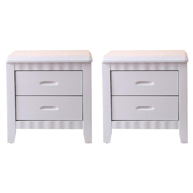 Cabinete contemporáneo de la mesita de noche de madera sólida con cajones