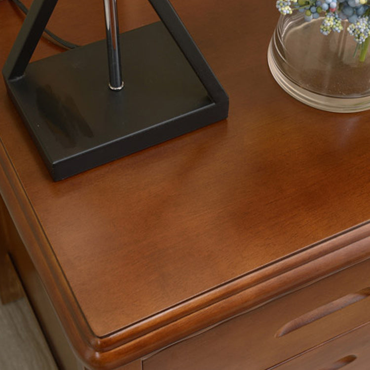 Cabinete contemporáneo de la mesita de noche de madera sólida con cajones