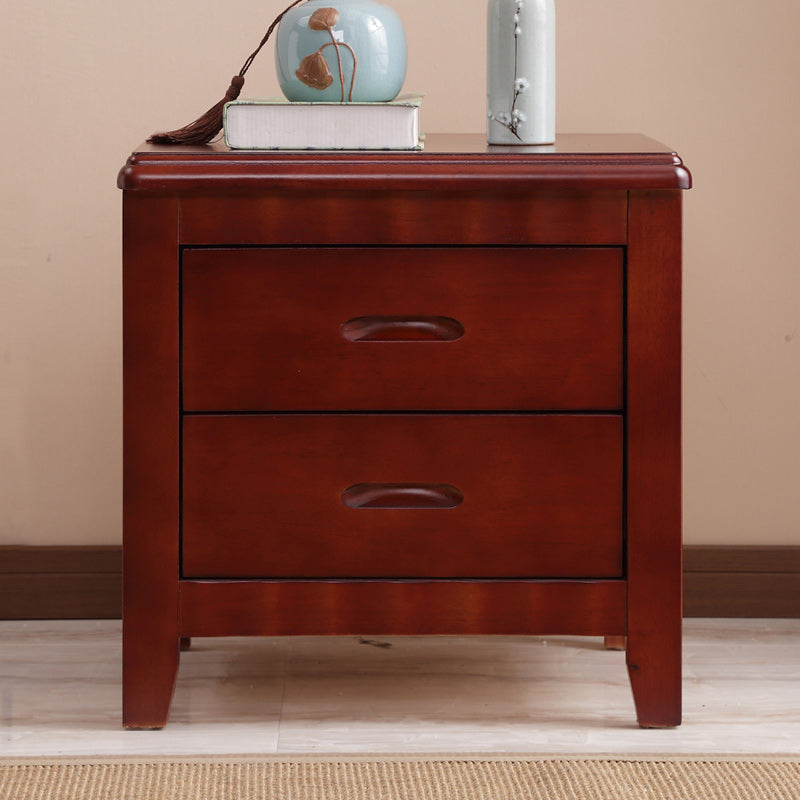 Cabinete contemporáneo de la mesita de noche de madera sólida con cajones