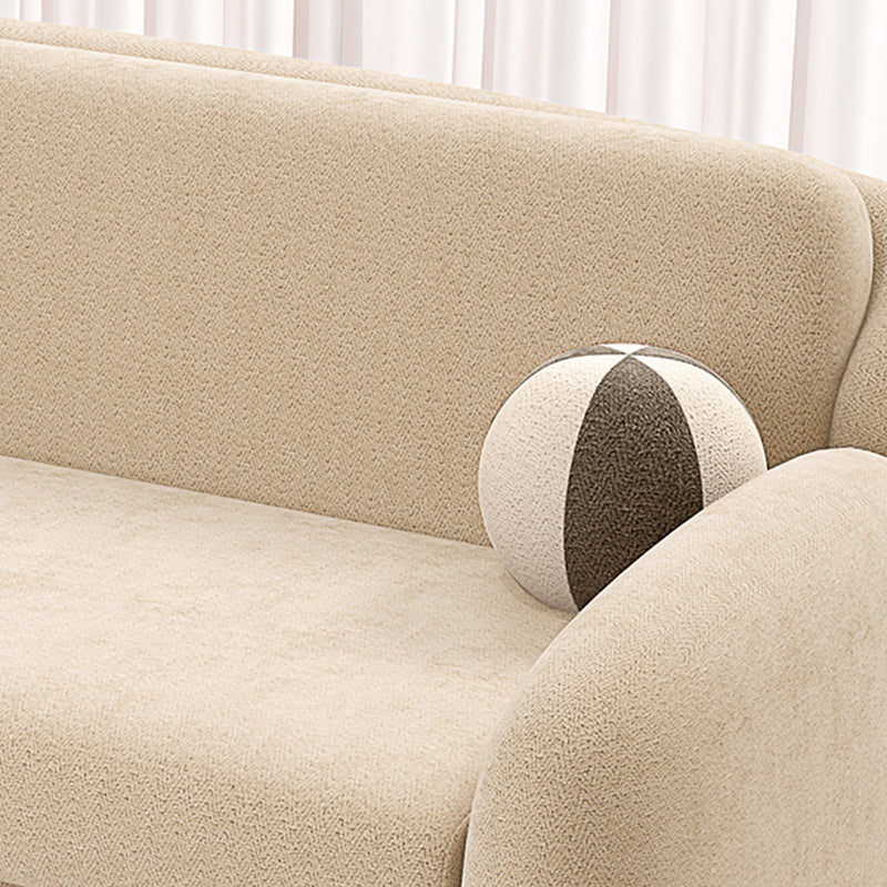 Beige Daybed metalen frame kinderen bed met matras en hoofdeinde