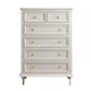 Glam Solid Wood Chest Home Storage Chest in White with Drawers 6 Clearhalo 'Bedroom Furniture' 'Dressers & Chests' 'dressers_chests' 'furn' 'furn_dressers_chests' 'Furniture' 6440067