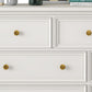 Glam Solid Wood Chest Home Storage Chest in White with Drawers Clearhalo 'Bedroom Furniture' 'Dressers & Chests' 'dressers_chests' 'furn' 'furn_dressers_chests' 'Furniture' 6440078