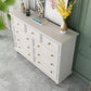 Glam Solid Wood Chest Home Storage Chest in White with Drawers Clearhalo 'Bedroom Furniture' 'Dressers & Chests' 'dressers_chests' 'furn' 'furn_dressers_chests' 'Furniture' 6440082