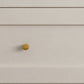 Glam Solid Wood Storage Chest Home Chest in White with Drawers