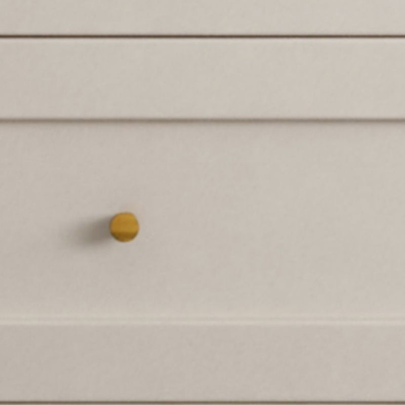 Glam Solid Wood Storage Chest Home Chest in White with Drawers