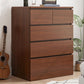 15.99-inch W Manufactured Wood Dresser Modern Storage Chest Dresser 24"L x 16"W x 35"H 5 Clearhalo 'Bedroom Furniture' 'Dressers & Chests' 'dressers_chests' 'furn' 'furn_dressers_chests' 'Furniture' 6440134