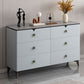 Stone Contemporary Storage Chest Bedroom Chest with Black Legs 47"L x 16"W x 30"H Grey Clearhalo 'Bedroom Furniture' 'Dressers & Chests' 'dressers_chests' 'furn' 'furn_dressers_chests' 'Furniture' 6440147