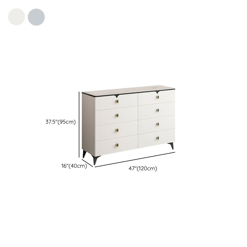 Stone Contemporary Storage Chest Bedroom Chest with Black Legs Clearhalo 'Bedroom Furniture' 'Dressers & Chests' 'dressers_chests' 'furn' 'furn_dressers_chests' 'Furniture' 6440168