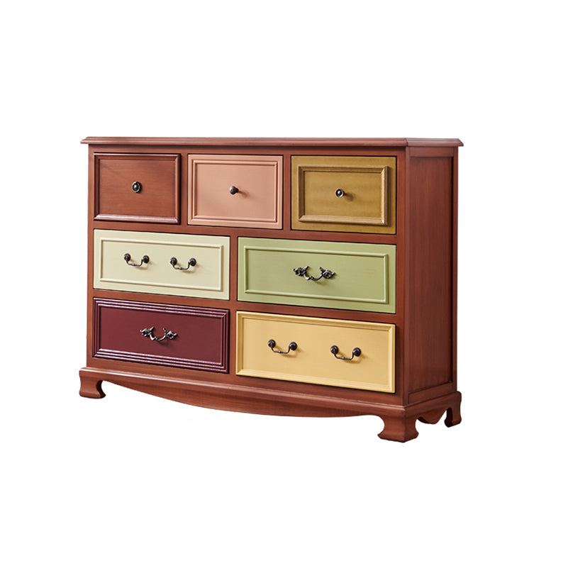 Cassettiera portaoggetti costiera Cassettiera in legno massello con 7/10/12 cassetti