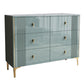 Vertical Glam Stone Storage Chest Bedroom Chest with Metal Legs Clearhalo 'Bedroom Furniture' 'Dressers & Chests' 'dressers_chests' 'furn' 'furn_dressers_chests' 'Furniture' 6440335